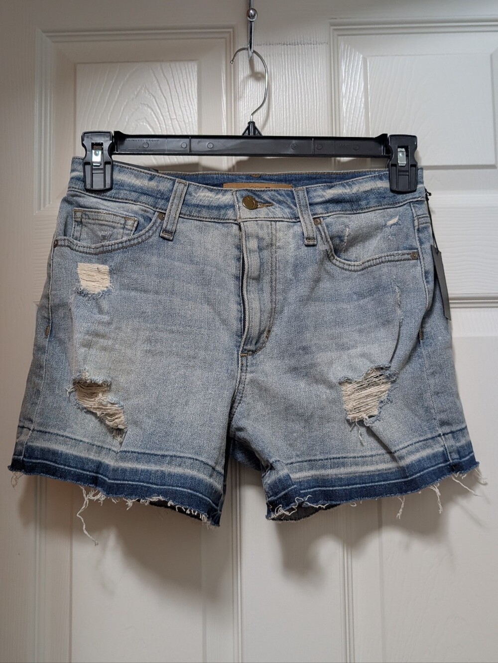 NWT Joe’s Jeans Hem Alston Denim Shorts Size 28 Cutoff Distressed